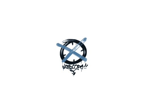 Sealed Graffiti | Noscope (Monarch Blue)