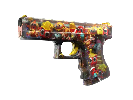 StatTrak™ Glock-18 | Snack Attack (Well-Worn)
