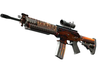 SG 553 | Tiger Moth (Battle-Scarred)
