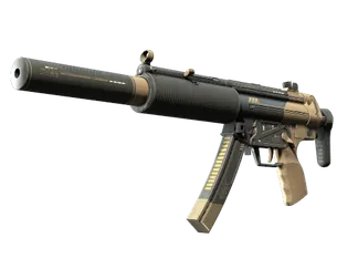 StatTrak™ MP5-SD | Desert Strike (Well-Worn)