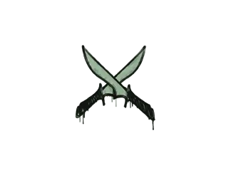 Sealed Graffiti | X-Knives (Cash Green)