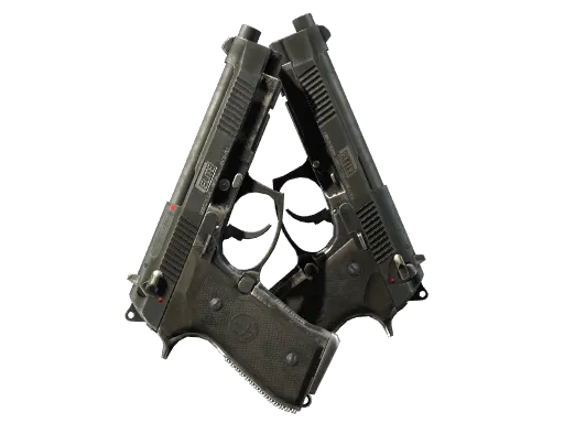 StatTrak™ Dual Berettas | Elite 1.6 (Battle-Scarred)