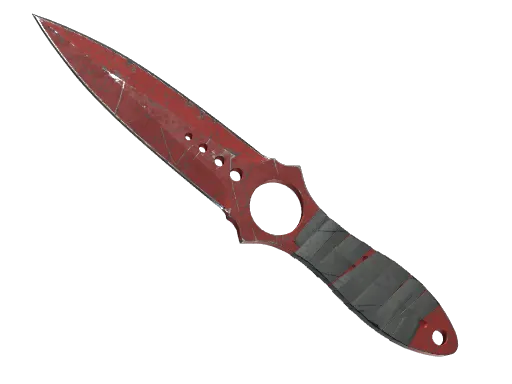★ Skeleton Knife | Crimson Web (Battle-Scarred)