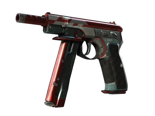 StatTrak™ CZ75-Auto | Red Astor (Well-Worn)