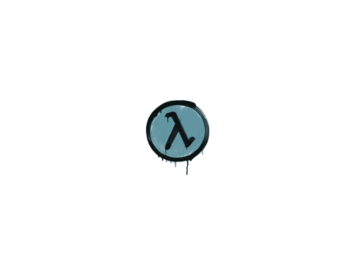 Sealed Graffiti | Lambda (Wire Blue)