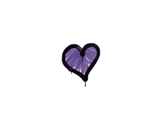 Sealed Graffiti | Heart (Monster Purple)