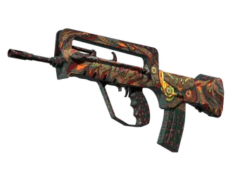 StatTrak™ FAMAS | Eye of Athena (Minimal Wear)