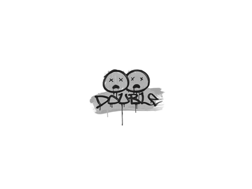 Sealed Graffiti | Double (Shark White)