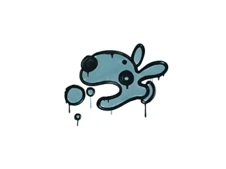 Sealed Graffiti | Popdog (Wire Blue)