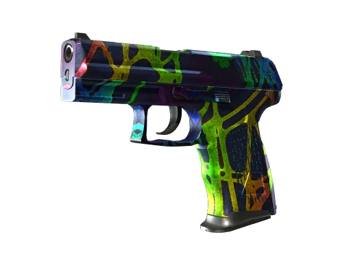 StatTrak™ P2000 | Acid Etched (Battle-Scarred)