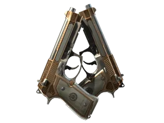 StatTrak™ Dual Berettas | Cartel (Field-Tested)