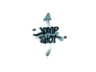 Sealed Graffiti | Jump Shot (Wire Blue)