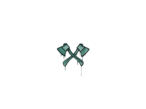 Sealed Graffiti | X-Axes (Frog Green)