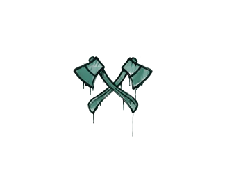 Sealed Graffiti | X-Axes (Frog Green)