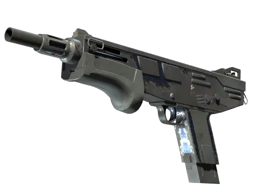 MAG-7 | Navy Sheen (Battle-Scarred)