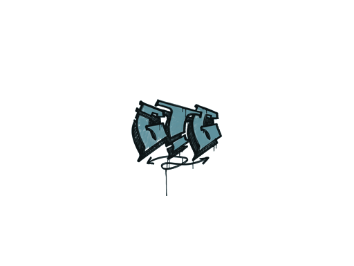 Sealed Graffiti | GTG (Wire Blue)