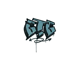 Sealed Graffiti | GTG (Wire Blue)