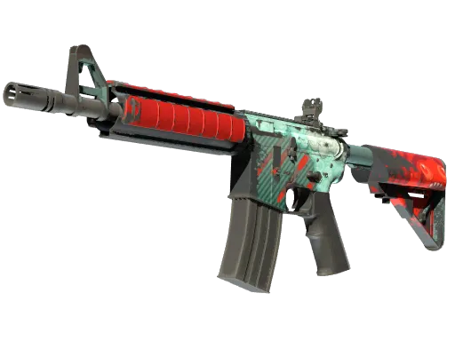 M4A4 | Bullet Rain (Well-Worn)