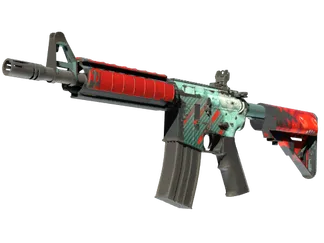M4A4 | Bullet Rain (Well-Worn)