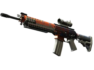 StatTrak™ SG 553 | Danger Close (Minimal Wear)