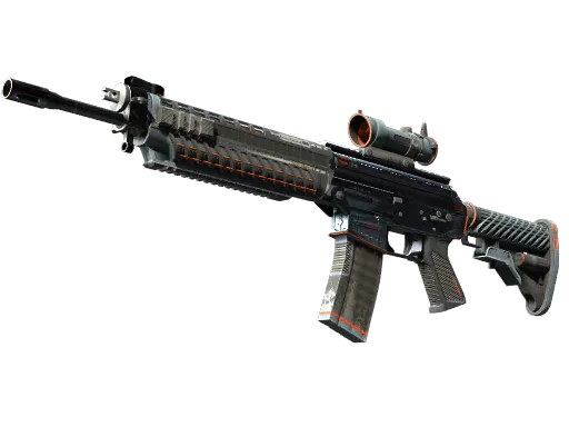 SG 553 | Phantom (Battle-Scarred)