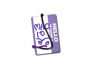 Sticker | Hello MAC-10