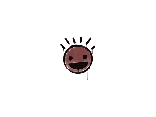 Sealed Graffiti | Still Happy (Brick Red)
