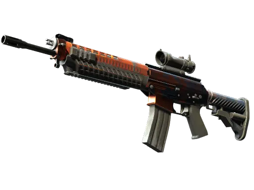 StatTrak™ SG 553 | Danger Close (Field-Tested)