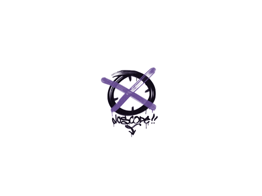 Sealed Graffiti | Noscope (Monster Purple)