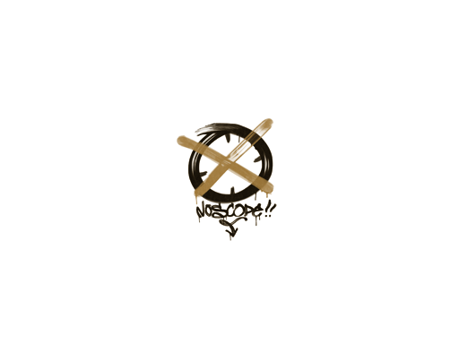 Sealed Graffiti | Noscope (Desert Amber)