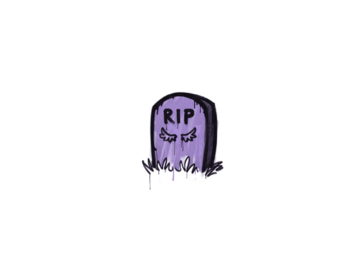 Sealed Graffiti | Tombstone (Violent Violet)