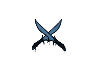 Sealed Graffiti | X-Knives (Monarch Blue)