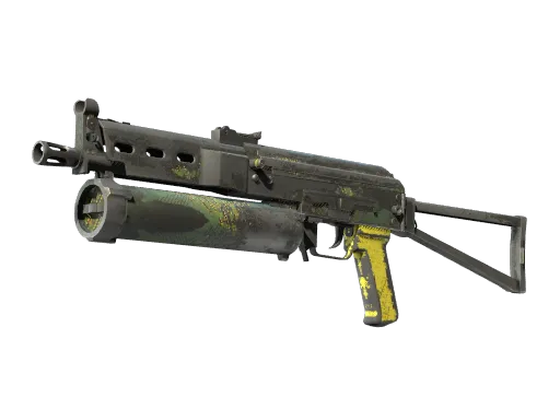 StatTrak™ PP-Bizon | Jungle Slipstream (Battle-Scarred)