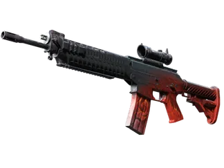 SG 553 | Darkwing (Well-Worn)