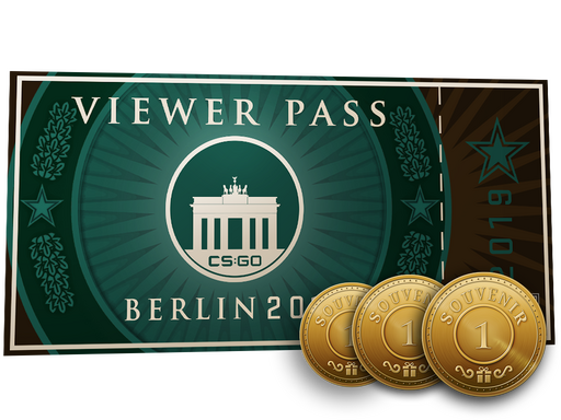 Berlin 2019 Viewer Pass   3 Souvenir Tokens