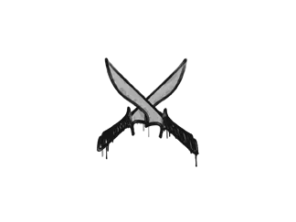 Sealed Graffiti | X-Knives (Shark White)