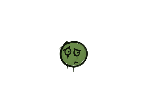 Sealed Graffiti | Worry (Battle Green)
