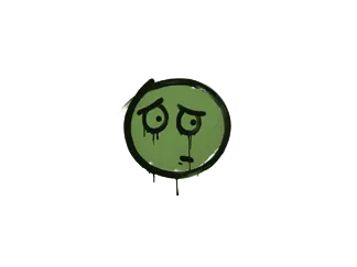 Sealed Graffiti | Worry (Battle Green)