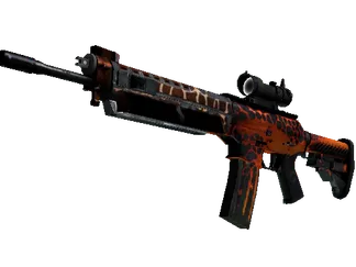 StatTrak™ SG 553 | Tiger Moth (Battle-Scarred)