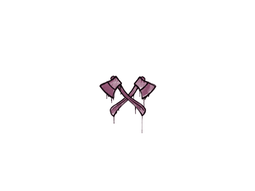 Sealed Graffiti | X-Axes (Princess Pink)