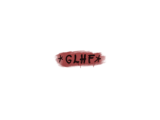Sealed Graffiti | GLHF (Blood Red)