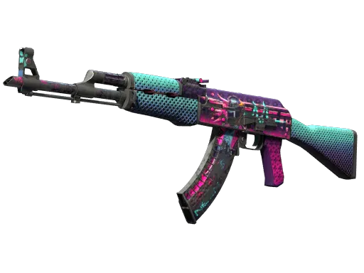 StatTrak™ AK-47 | Neon Rider (Battle-Scarred)