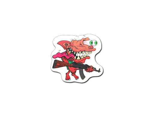 Sticker | Red Shark Shooter