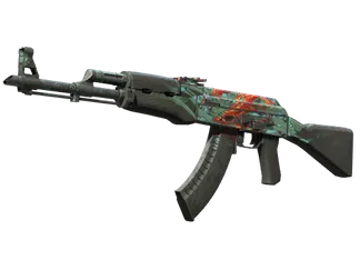 StatTrak™ AK-47 | Aquamarine Revenge (Battle-Scarred)