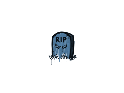 Sealed Graffiti | Tombstone (Monarch Blue)
