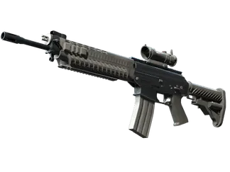 SG 553 | Damascus Steel (Field-Tested)