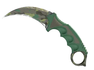★ StatTrak™ Karambit | Boreal Forest (Well-Worn)