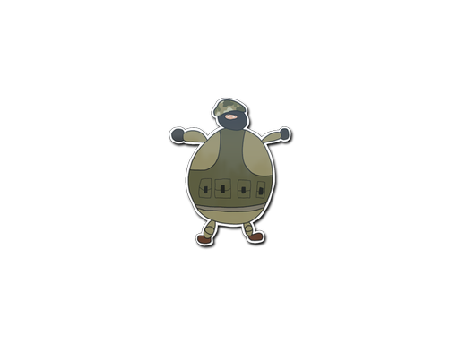 Sticker | Poorly Drawn IDF