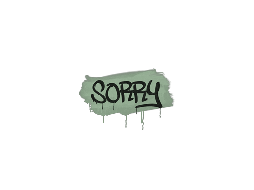 Sealed Graffiti | Sorry (Cash Green)