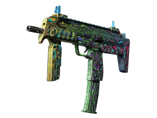 StatTrak™ MP7 | Neon Ply (Minimal Wear)